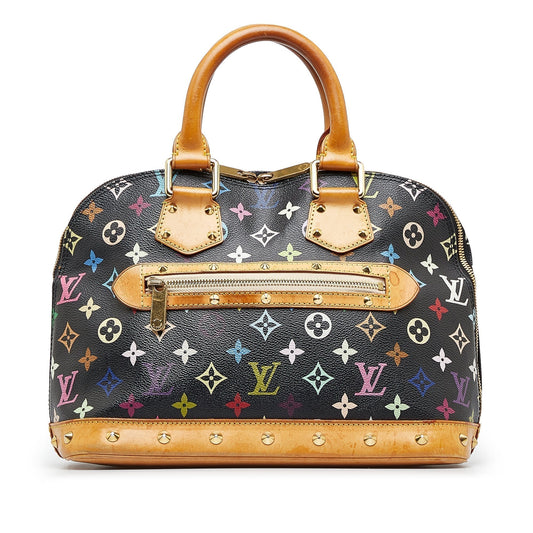 Black Louis Vuitton Monogram Multicolore Alma PM HandBag