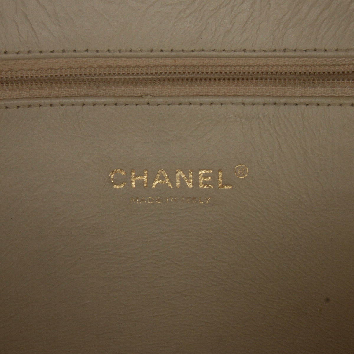 White Chanel Medium Caviar Filigree Vanity Case Satchel