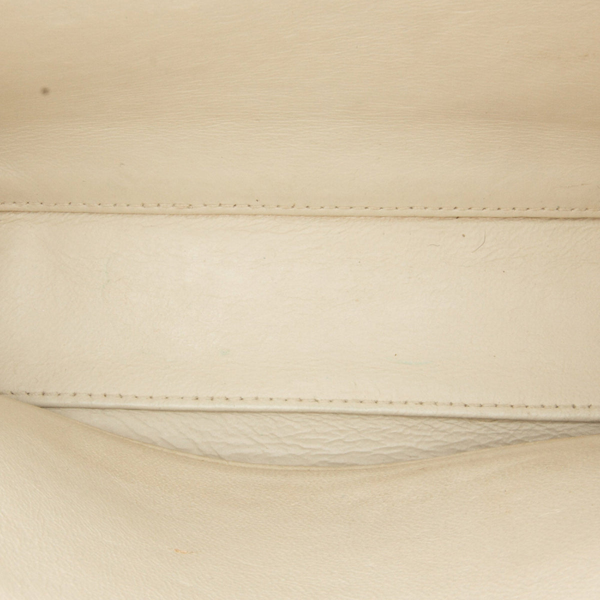 White Chanel Medium Caviar Filigree Vanity Case Satchel
