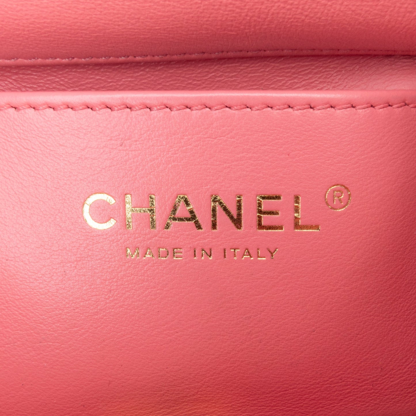 Pink Chanel Mini Lambskin Pending CC Flap Crossbody Bag