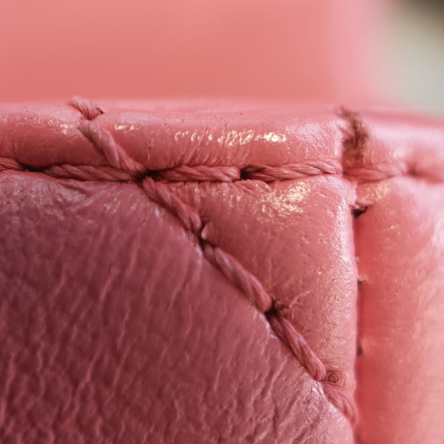 Pink Chanel Mini Lambskin Pending CC Flap Crossbody Bag