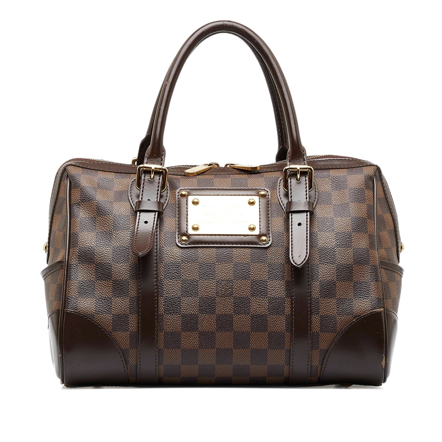 LOUIS VUITTON Damier Ebene Berkeley Handbag