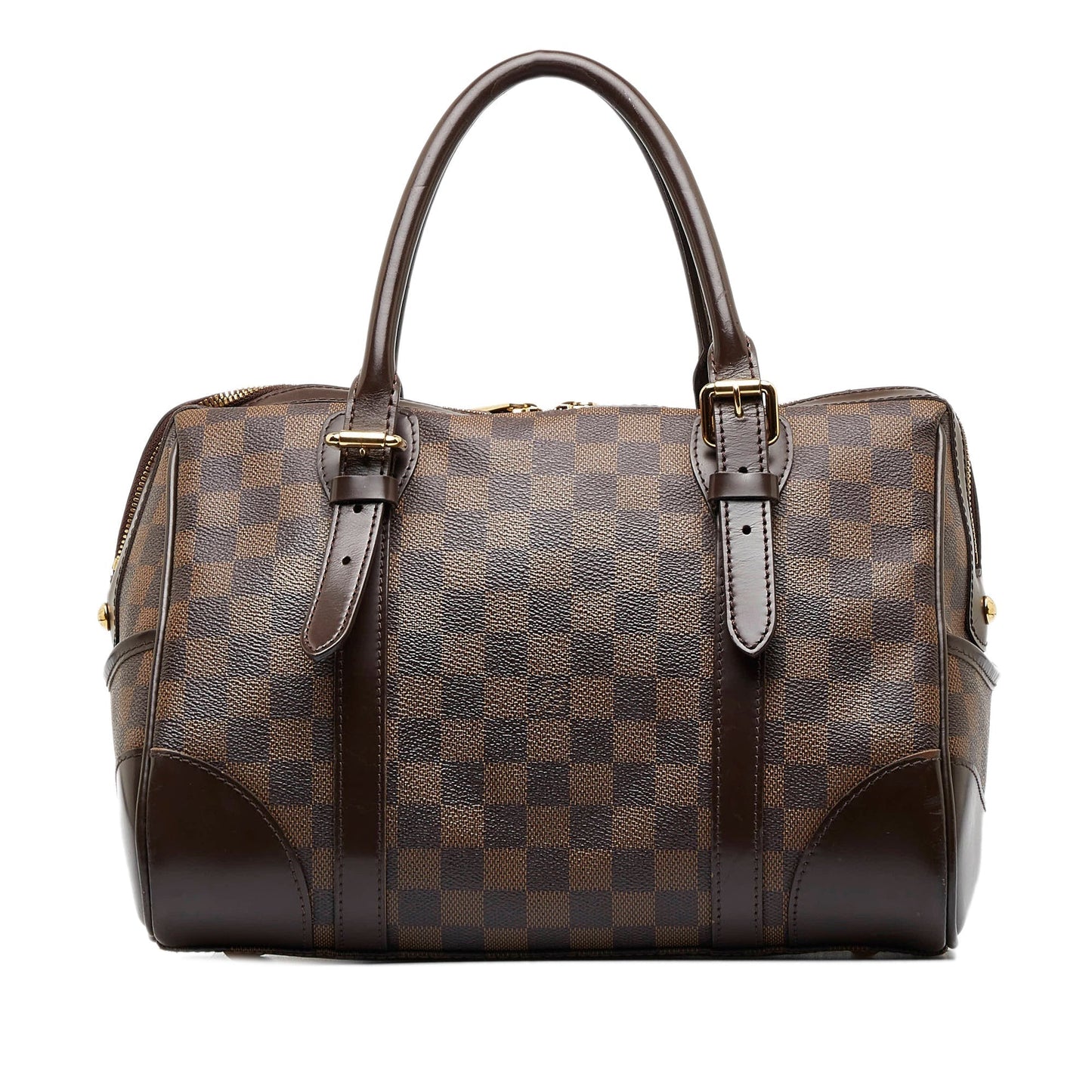 LOUIS VUITTON Damier Ebene Berkeley Handbag