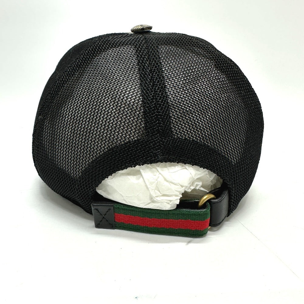 GUCCI cap 426887 GG Supreme Canvas beige Print GG mens 58 Secondhand