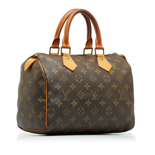 LOUIS VUITTON Monogram Speedy 25 Boston Bag