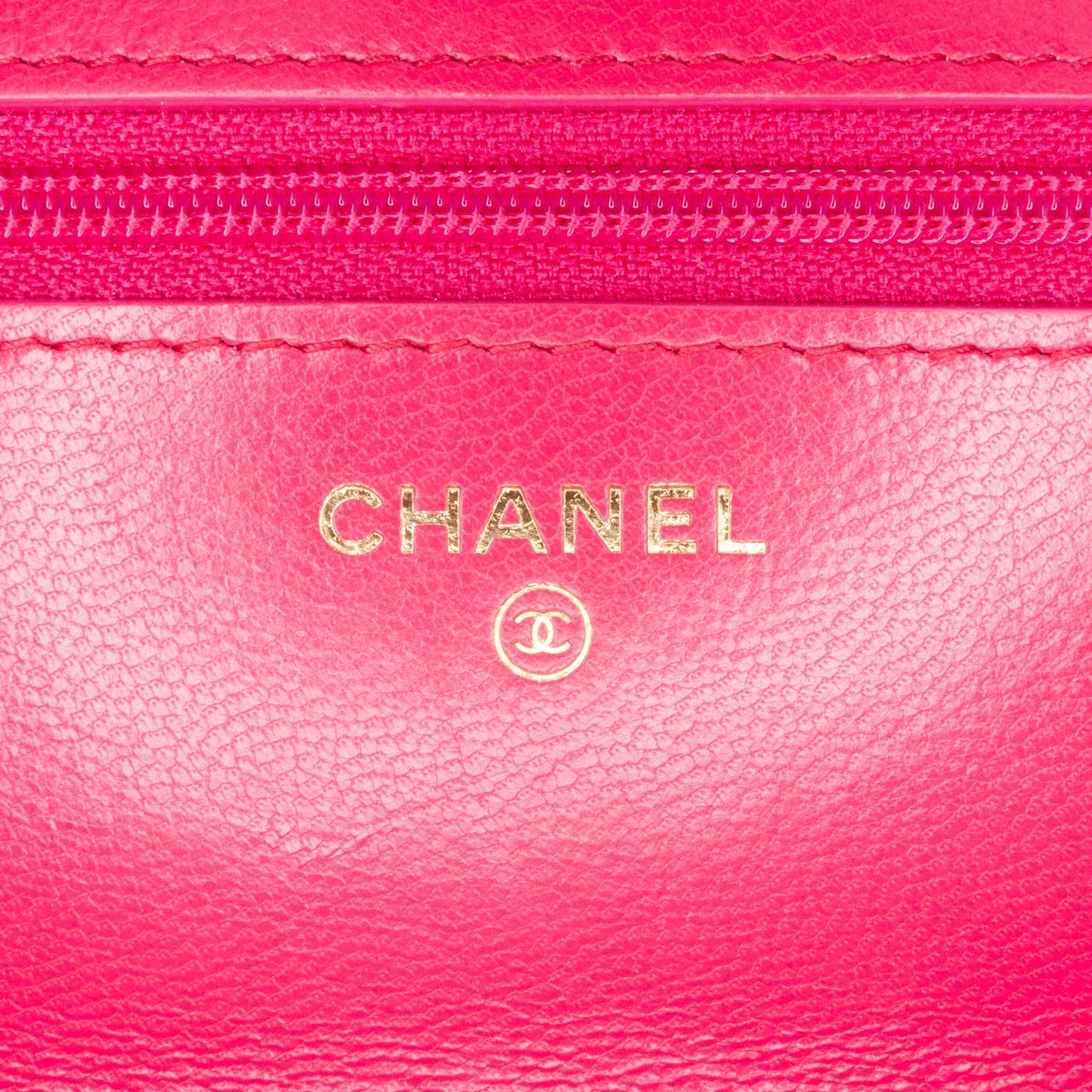 Pink Chanel Quilted Lambskin 19 Wallet on Chain Crossbody Bag