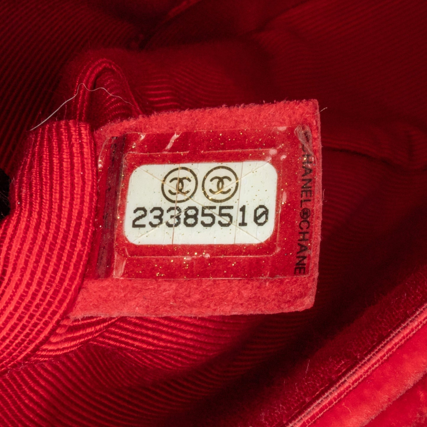 Red Chanel Medium Classic Velvet Double Flap Shoulder Bag