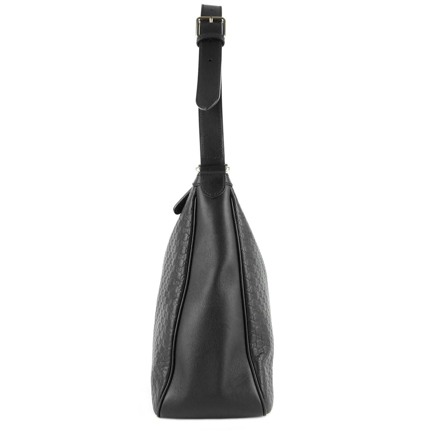 Microguccissima Leather Hobo Bag