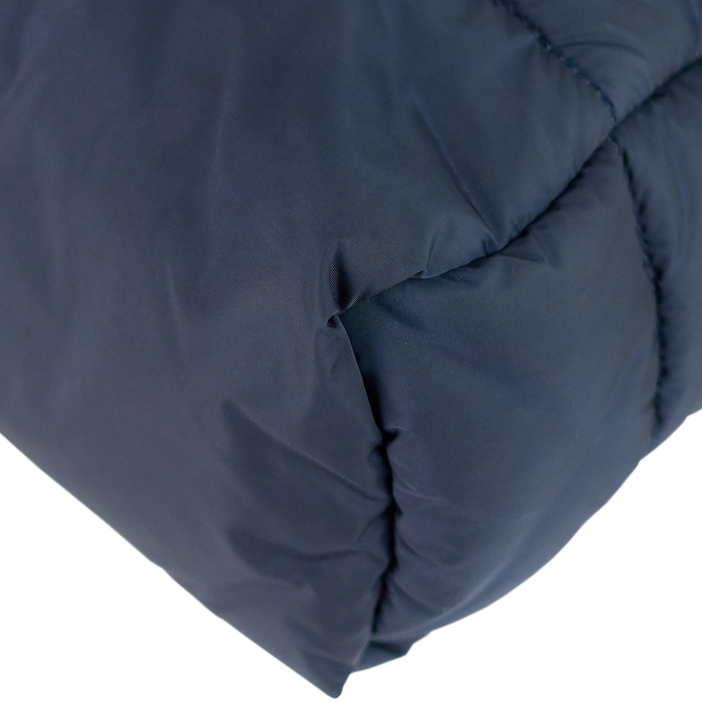 Cable Nylon Puffer Tote Bag