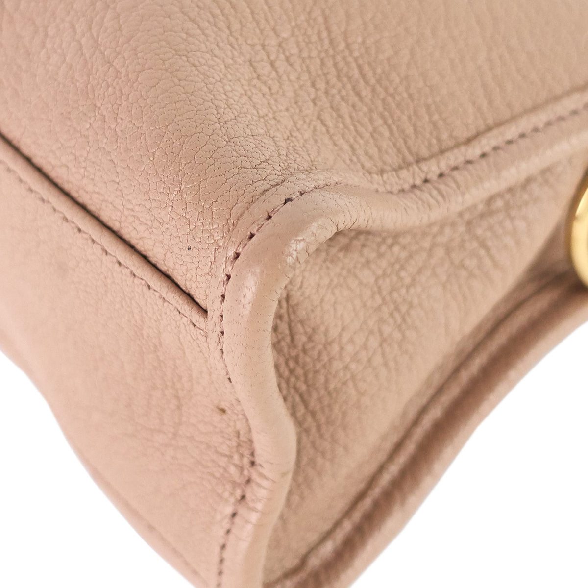 City Mini Metallic Edge Leather Bag