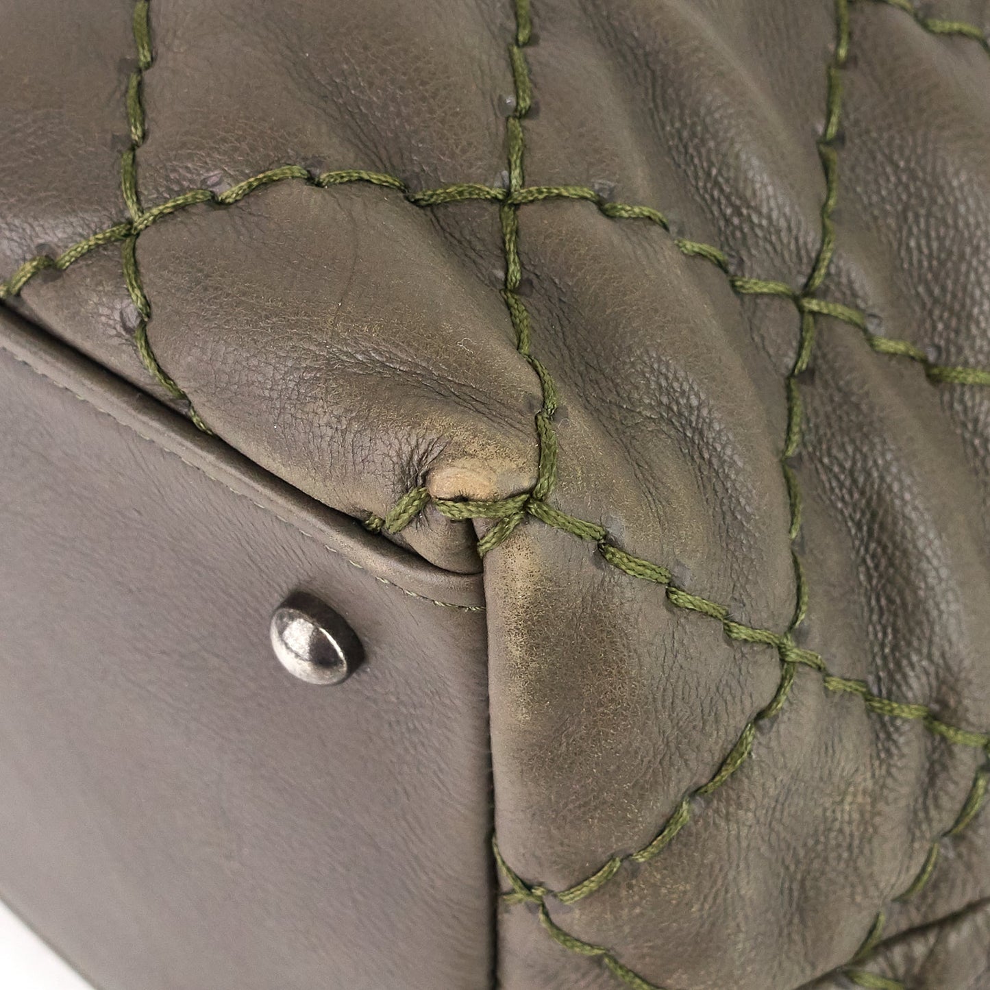 CHANEL Ultimate Stitch Calfskin Shopping Tote Bag