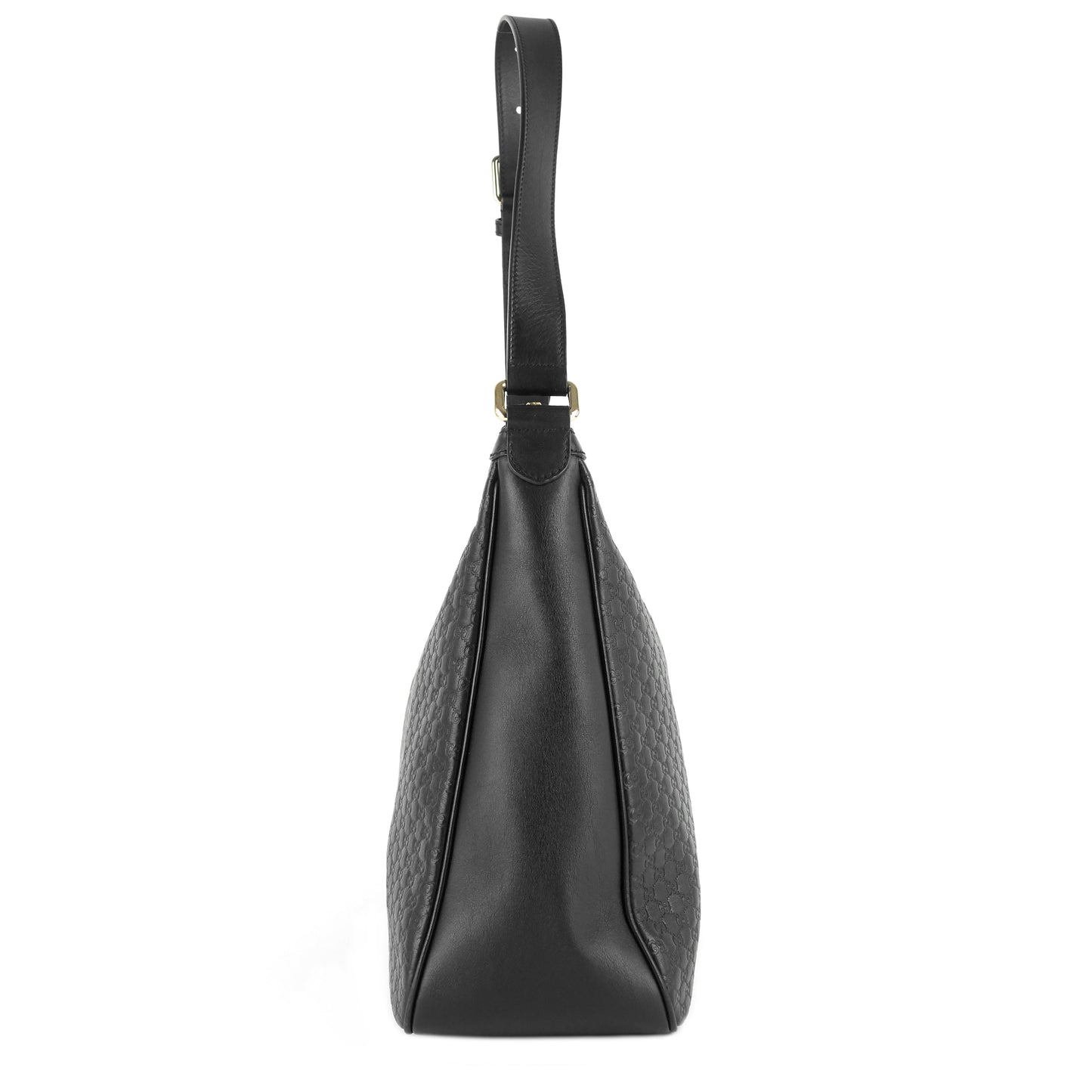 Microguccissima Leather Hobo Bag