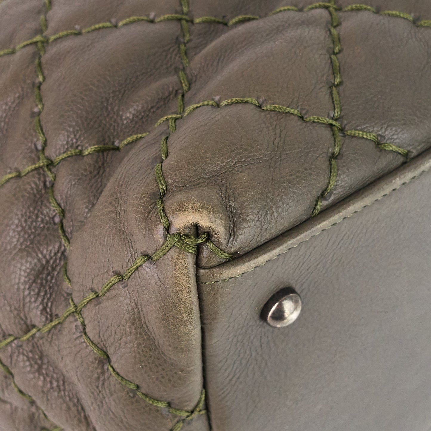 CHANEL Ultimate Stitch Calfskin Shopping Tote Bag