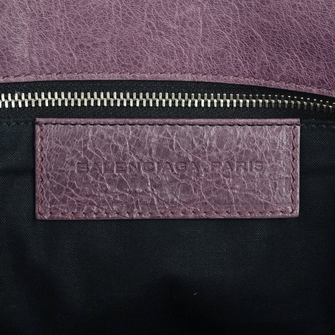 Giant Stitch Agneau Leather Bag