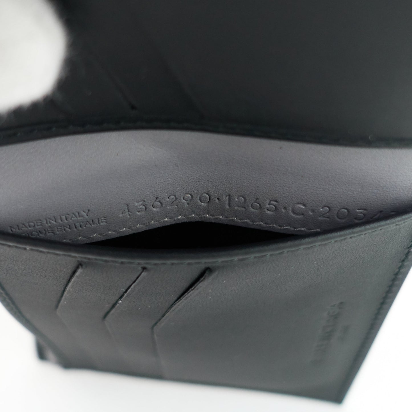 B-Line Square Bifold Lambskin Leather Wallet