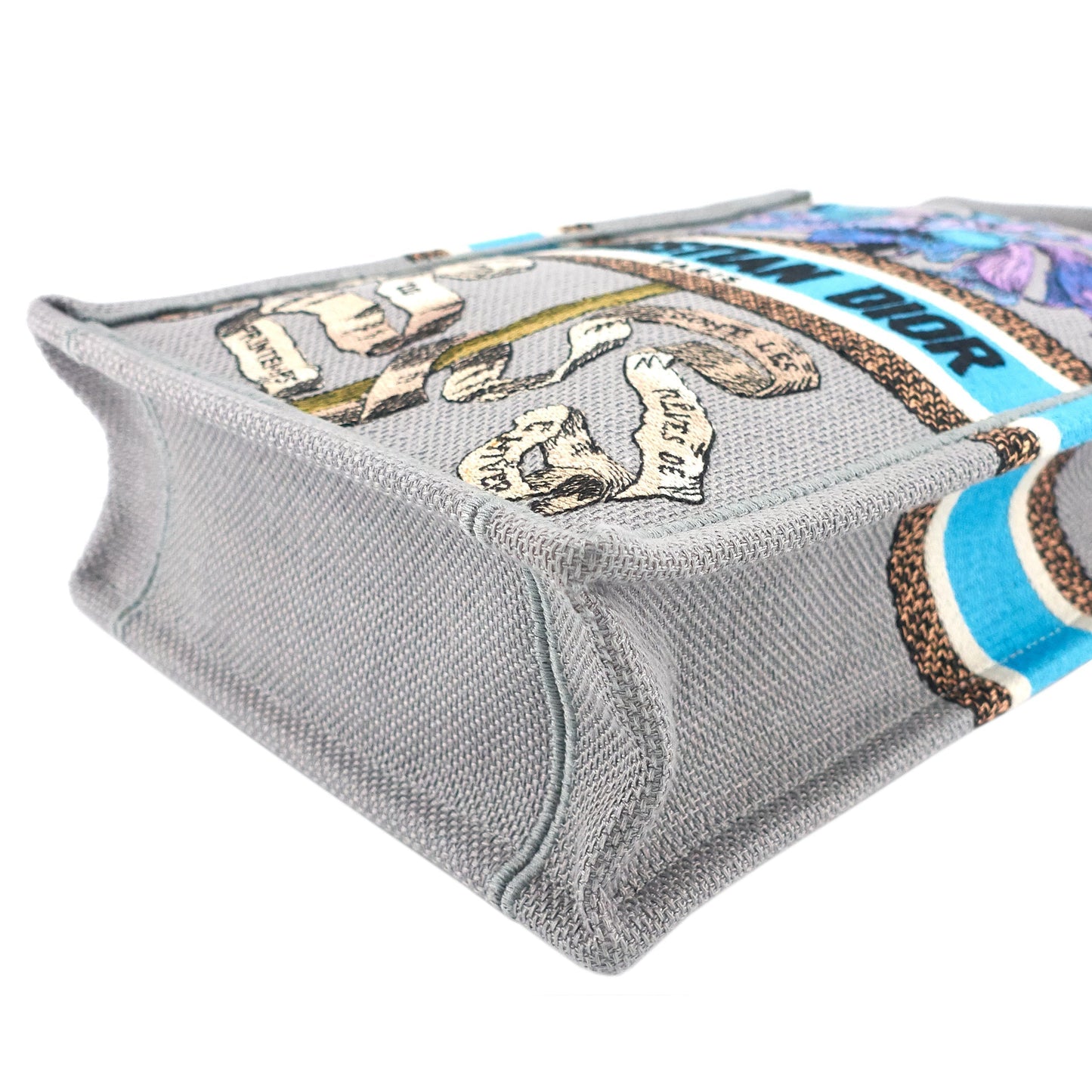 DIOR Book Tote Mini Canvas Phone Bag