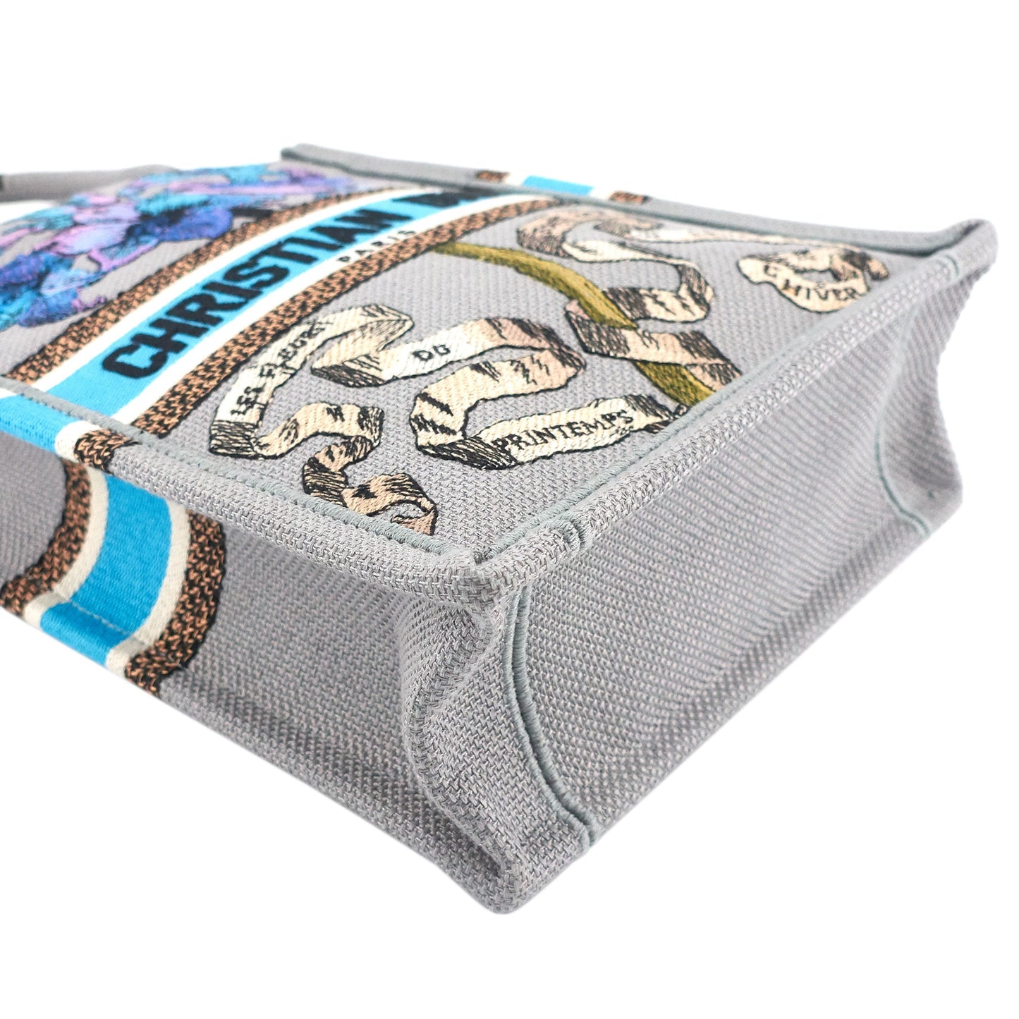 DIOR Book Tote Mini Canvas Phone Bag