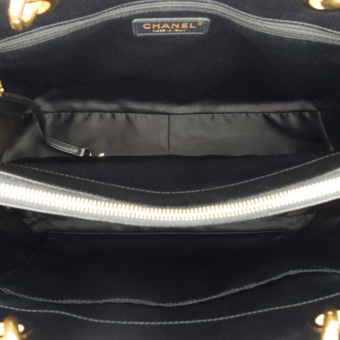 Top Quality Chanel Grand Shopping Tote GST Large Caviar Leather Bag