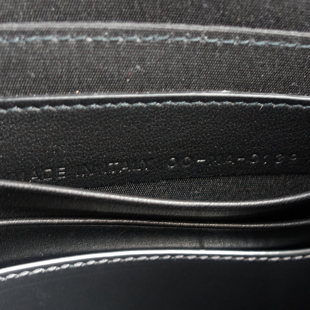 KAWS Bee Medium Embossed Faux Leather Zip Pouch