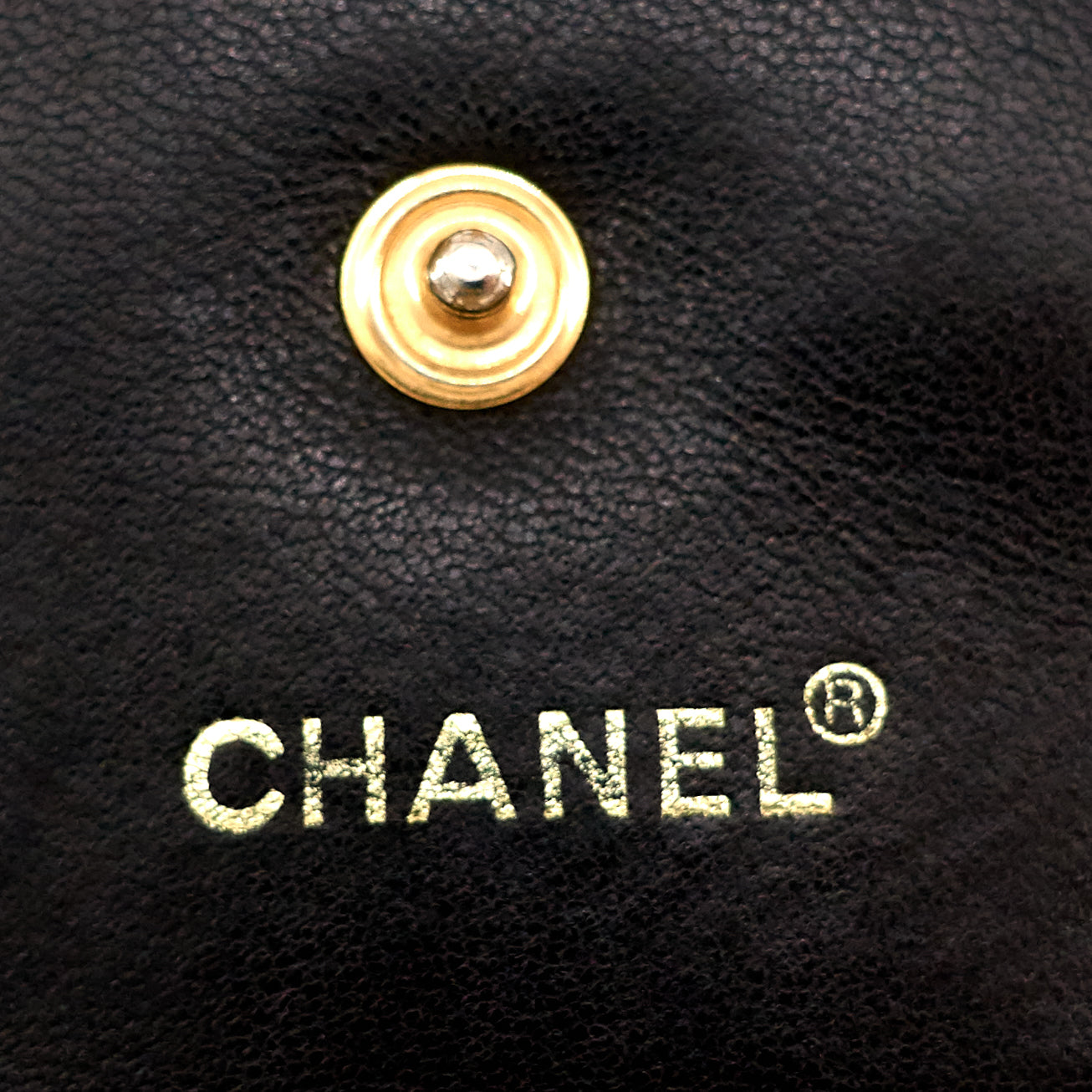 CHANEL CC Timeless Trifold Caviar Leather Wallet