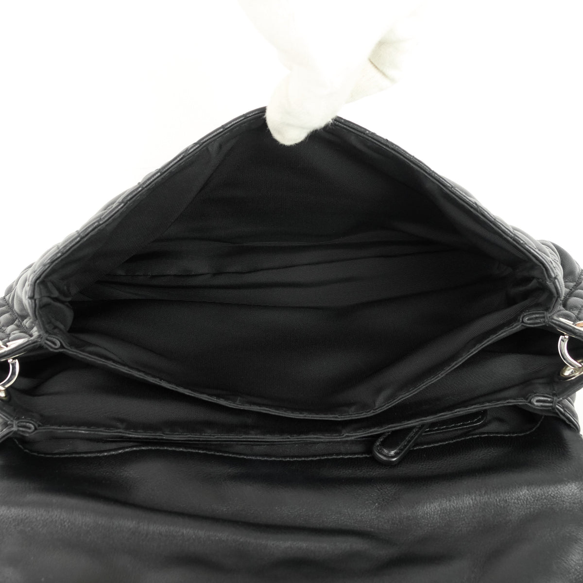New Lock Flap Cannage Lambskin Bag