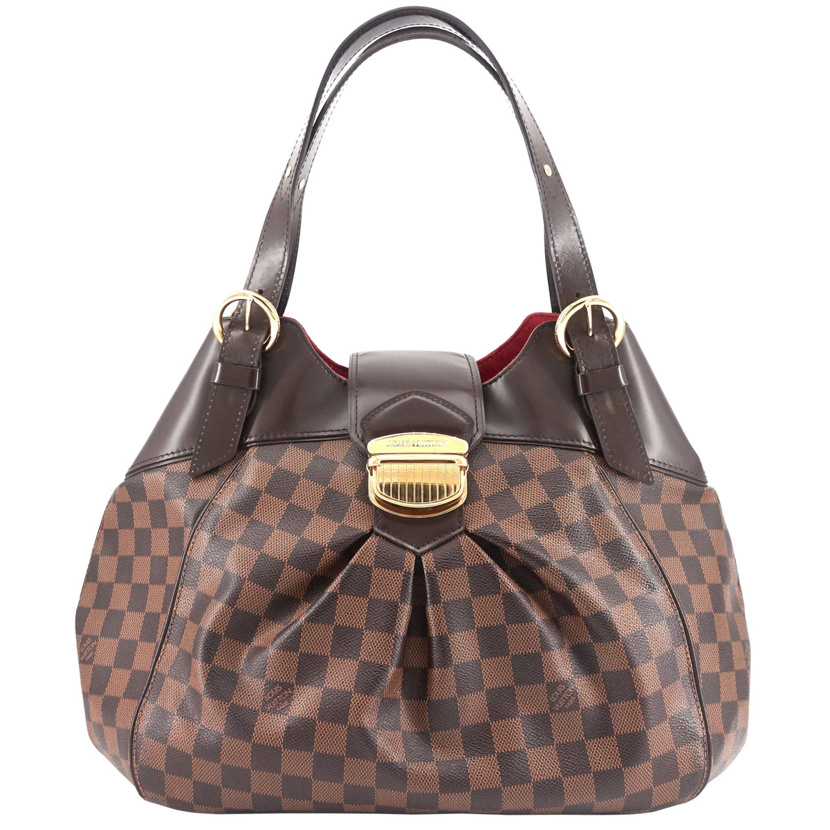LOUIS VUITTON Sistina GM Damier Ebene Canvas Bag