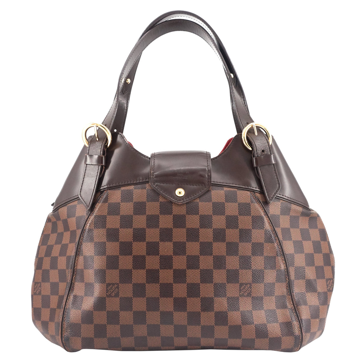 LOUIS VUITTON Sistina GM Damier Ebene Canvas Bag