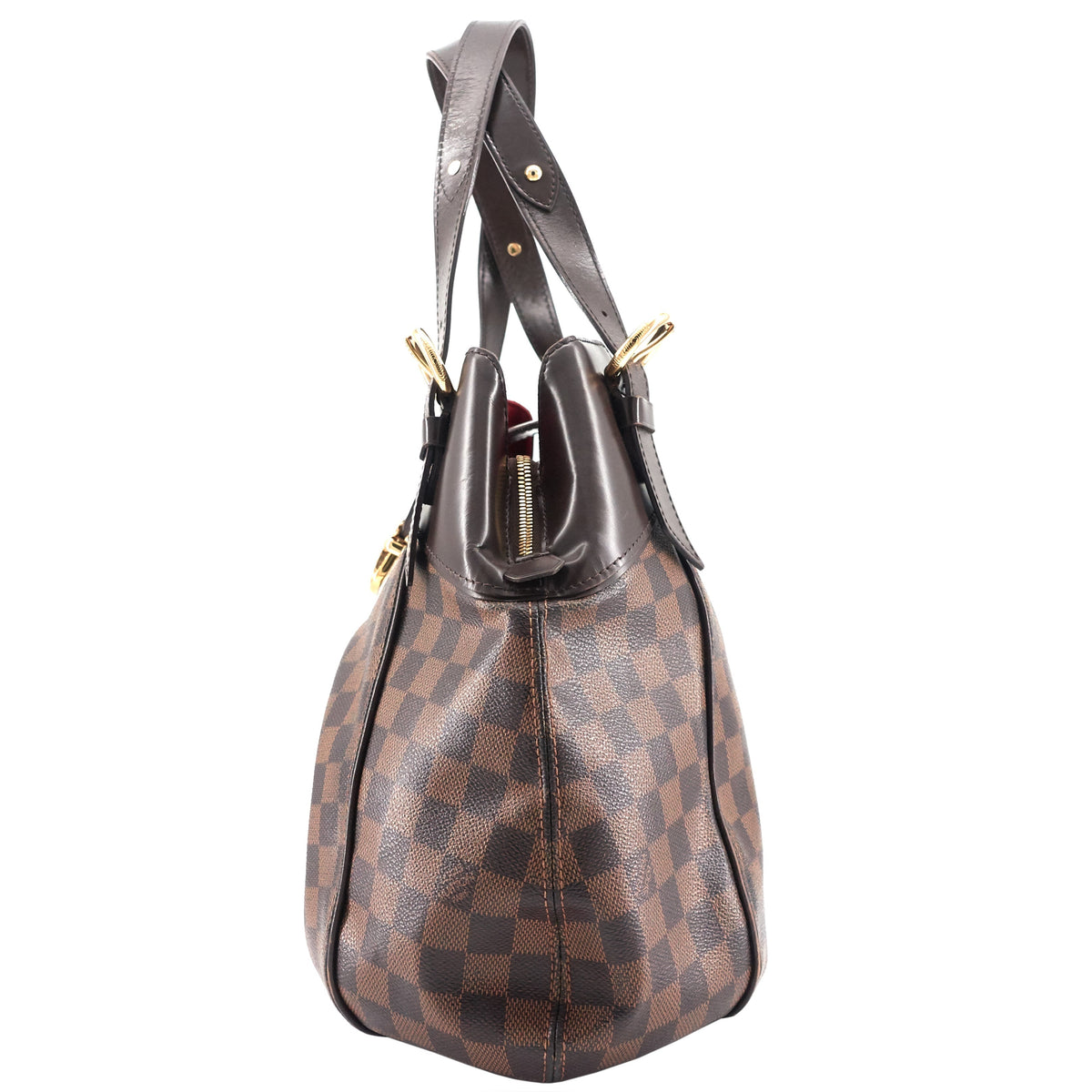 LOUIS VUITTON Sistina GM Damier Ebene Canvas Bag