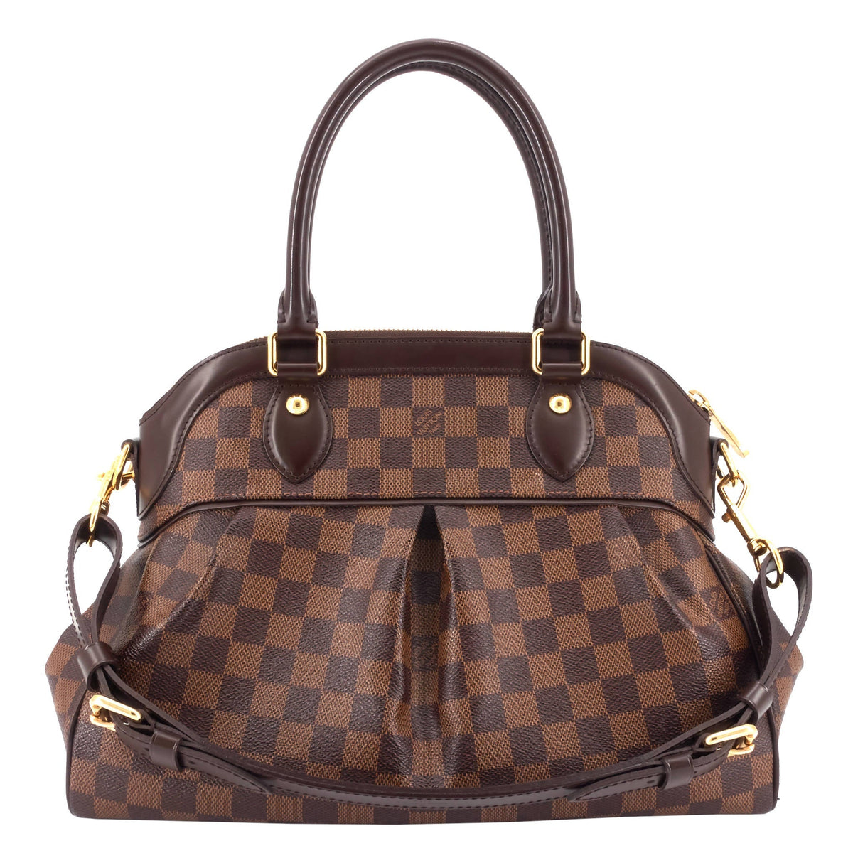 LOUIS VUITTON Trevi PM Damier Ebene Canvas Bag