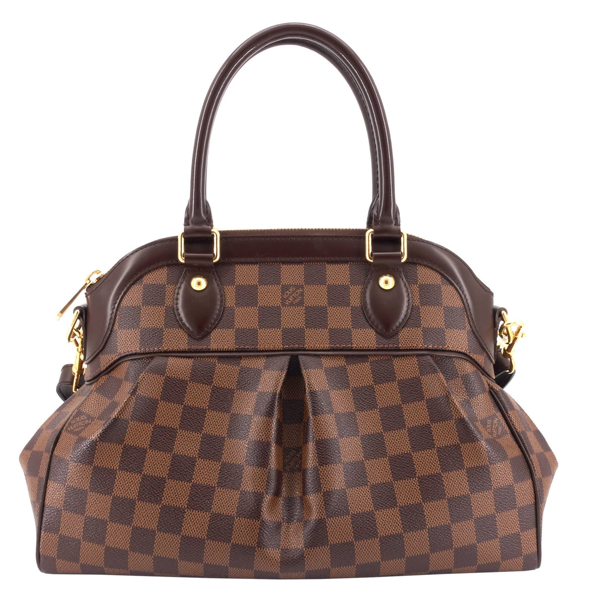 LOUIS VUITTON Trevi PM Damier Ebene Canvas Bag