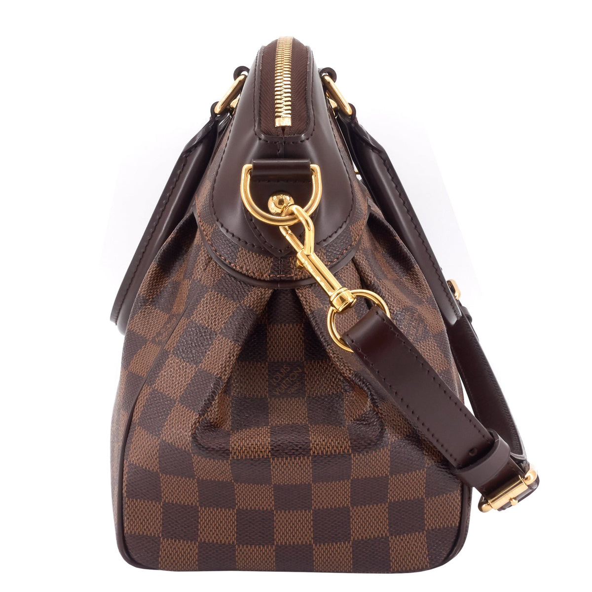 LOUIS VUITTON Trevi PM Damier Ebene Canvas Bag