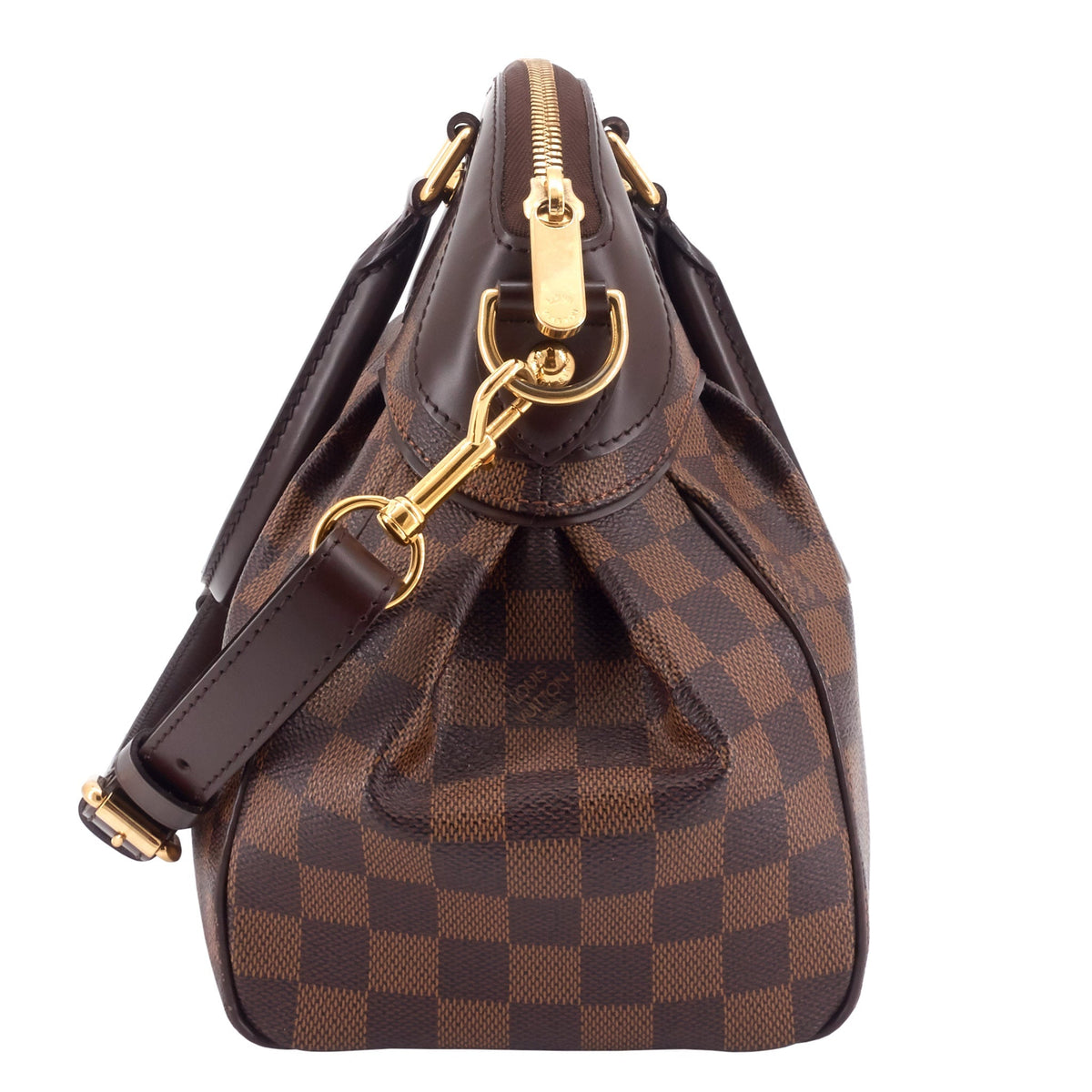 LOUIS VUITTON Trevi PM Damier Ebene Canvas Bag