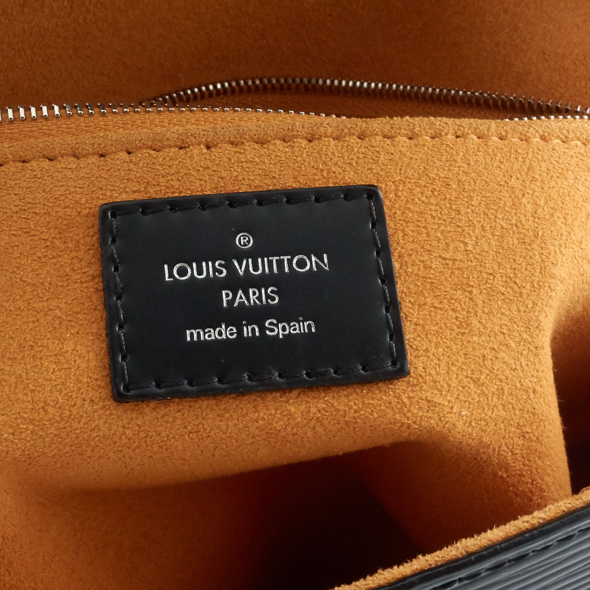 LOUIS VUITTON Pochette Grenelle Black Epi Leather Bag