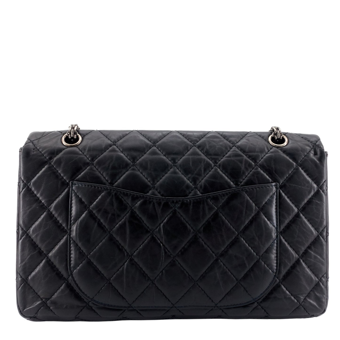 CHANEL 2.55 Large Aged Leather Flap Bag