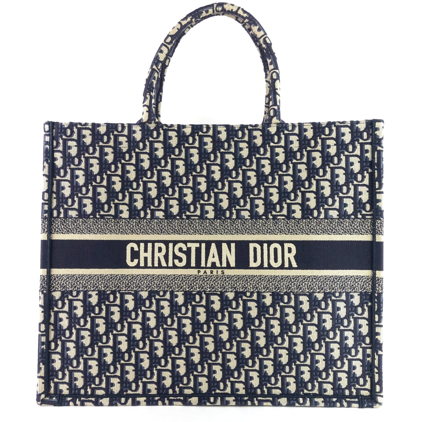 Oblique Canvas Book Tote Bag