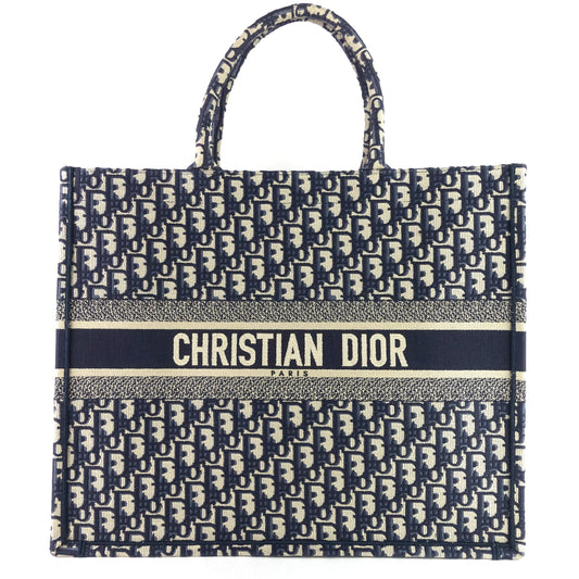 Oblique Canvas Book Tote Bag