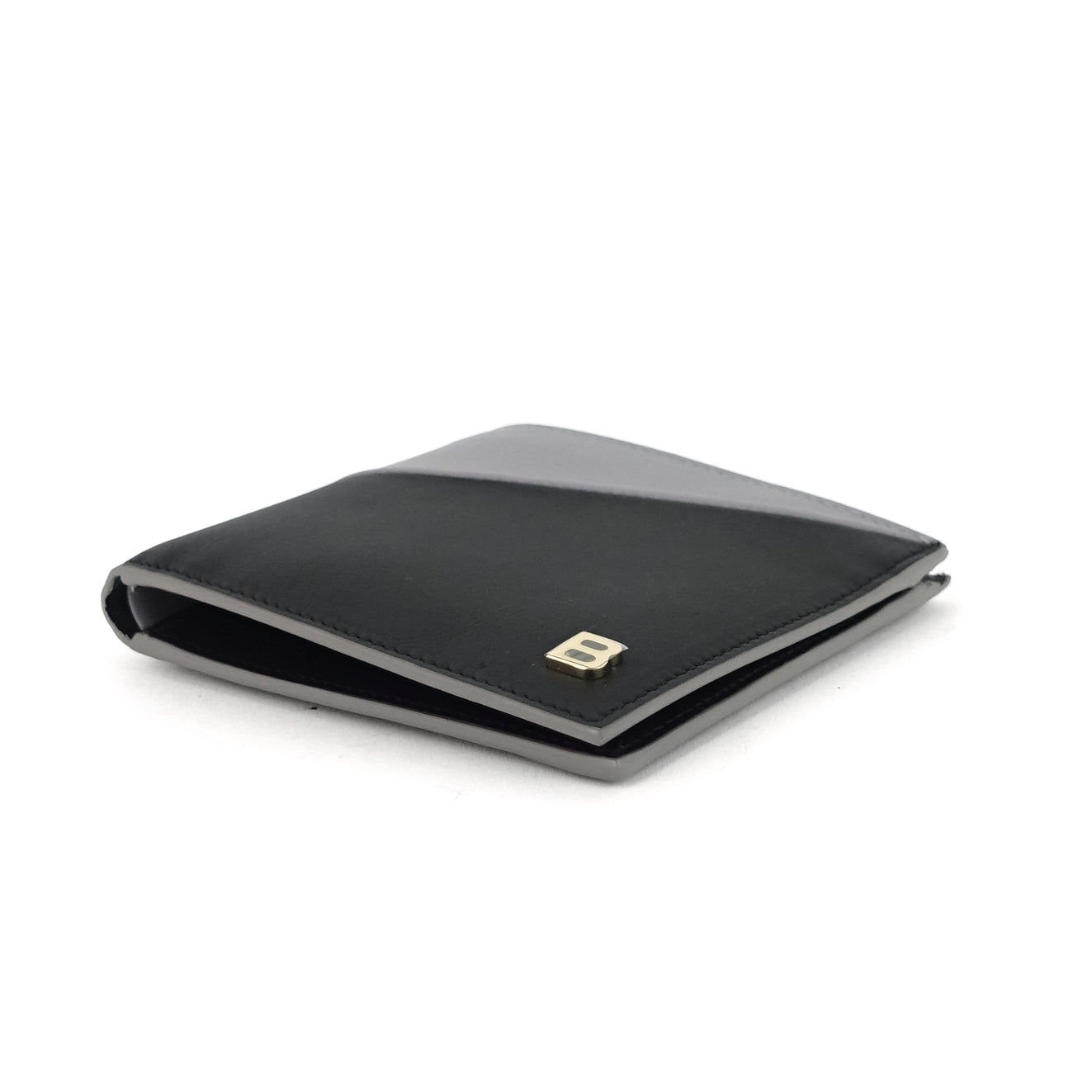 B-Line Square Bifold Lambskin Leather Wallet