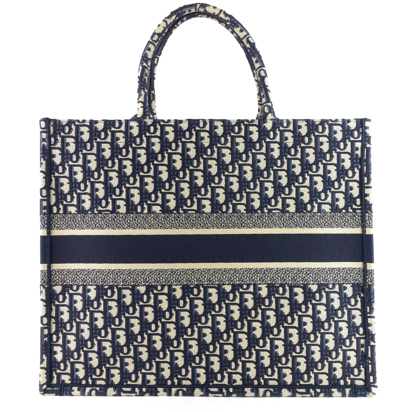 Oblique Canvas Book Tote Bag