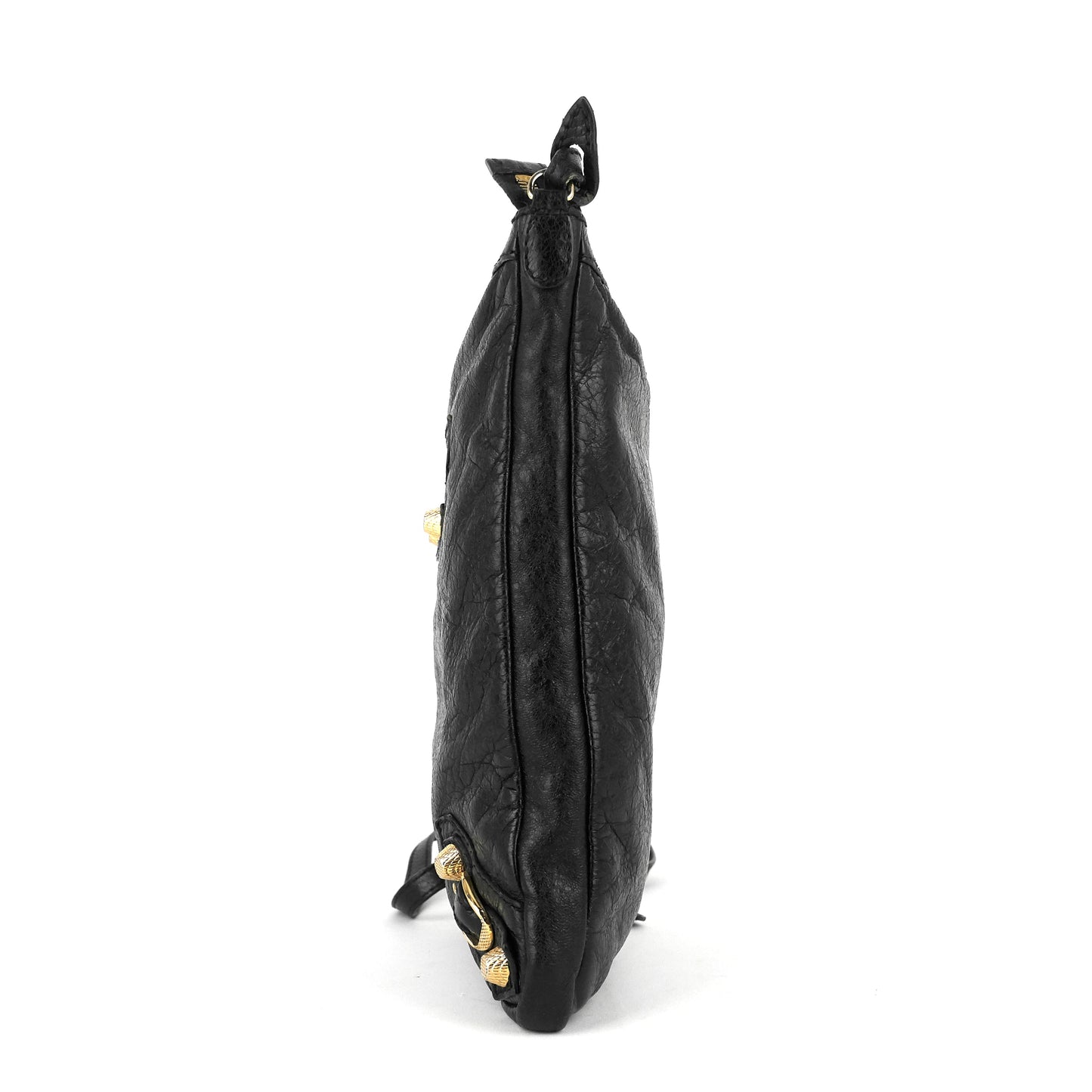 Classic Studs Flat Crossbody Agneau Leather Bag