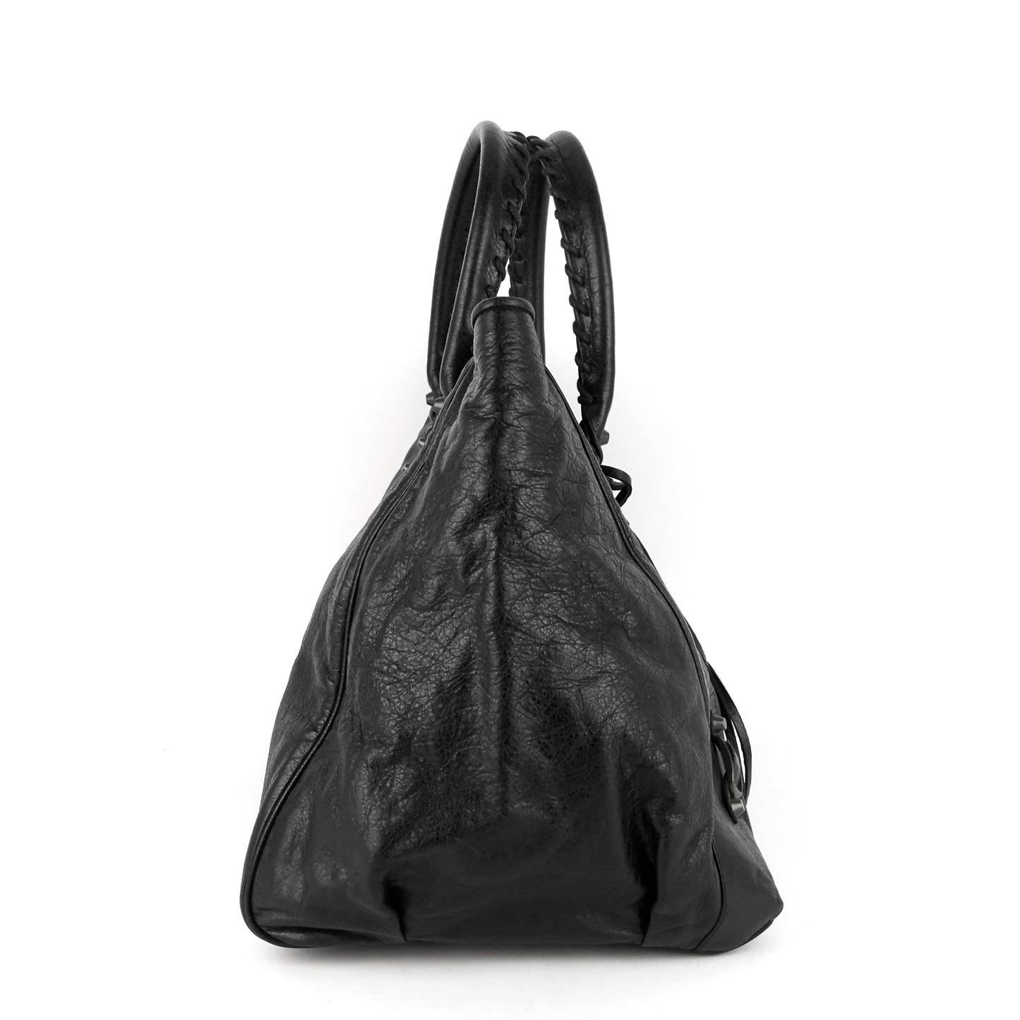 Sunday Large Lambskin Leather Tote Bag