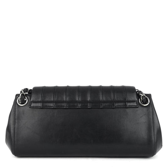 CHANEL Lambskin Leather Fliplock Shoulder Bag