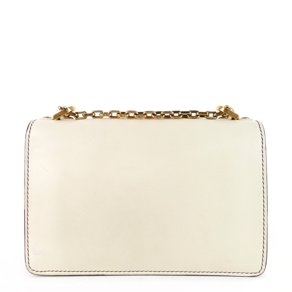 DIOR J'Adior Calf Leather Chain Flap Bag