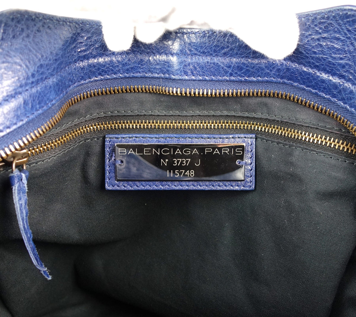 Classic Agneau Leather City Bag
