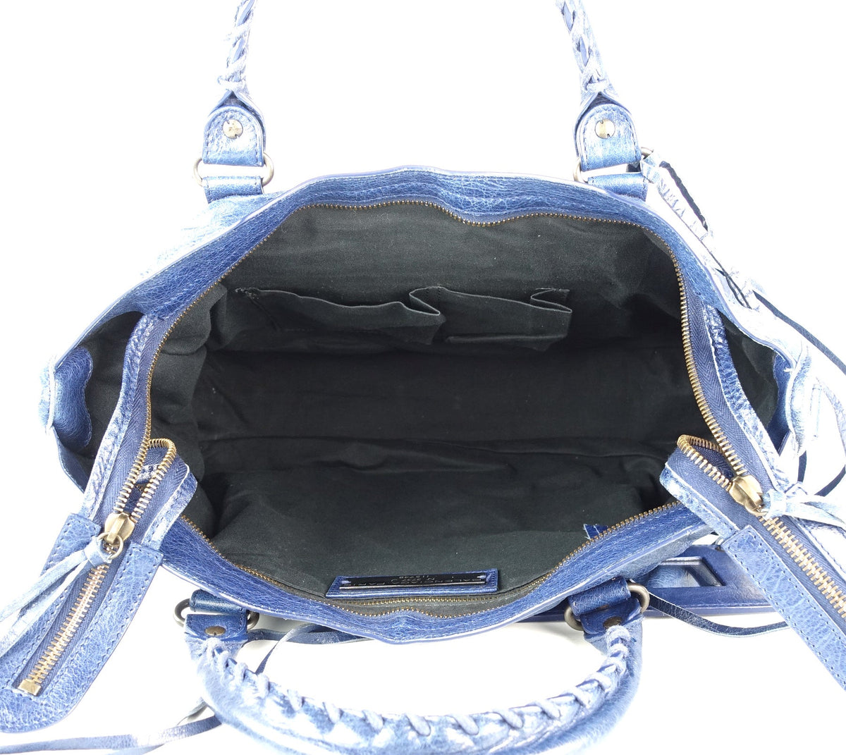 Classic Agneau Leather City Bag