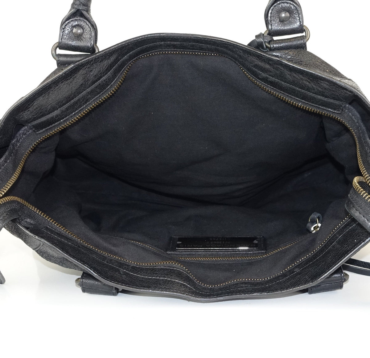 Classic Agneau Leather City Bag