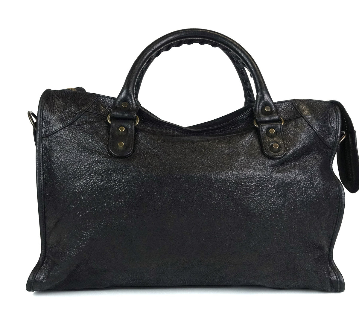 Classic Agneau Leather City Bag