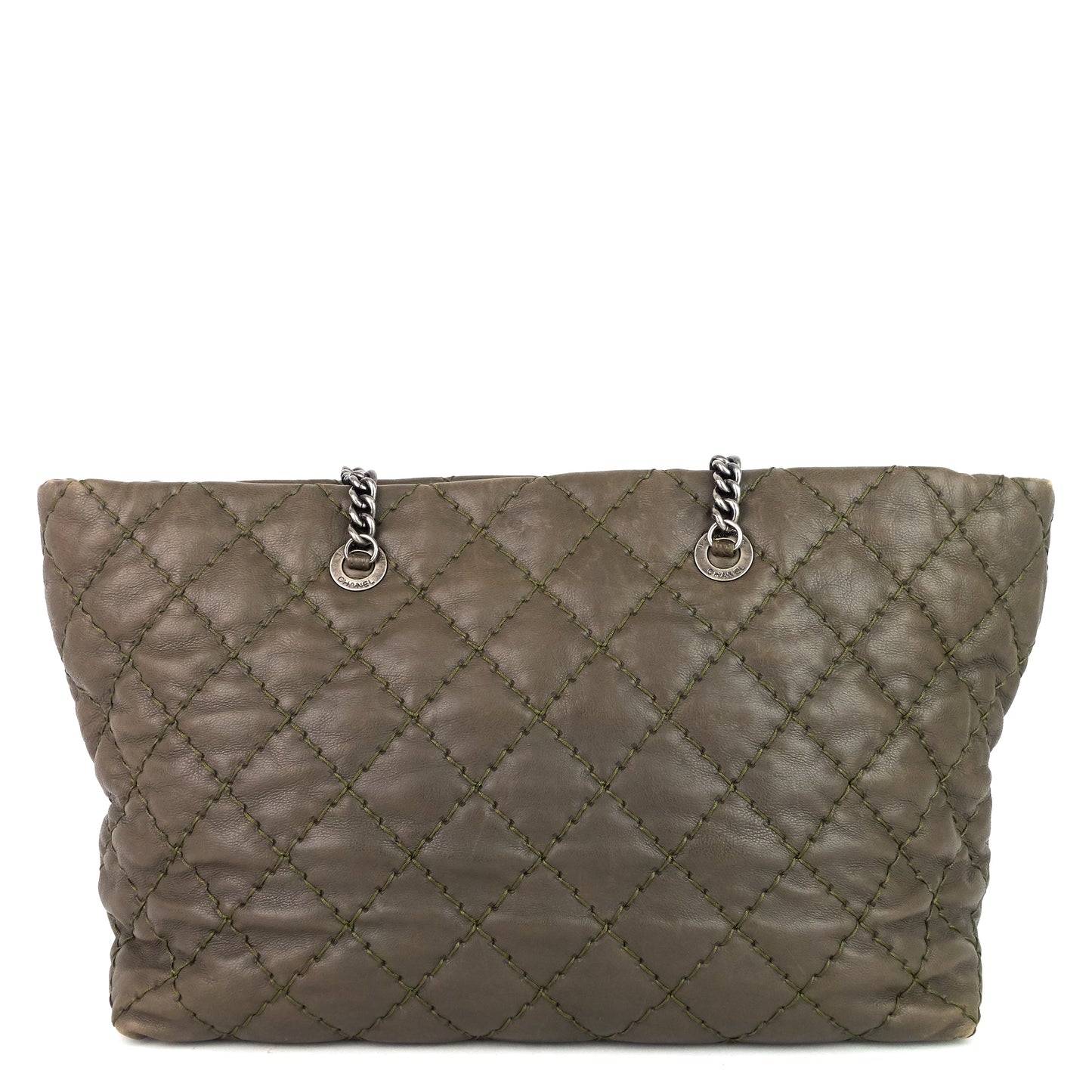 CHANEL Ultimate Stitch Calfskin Shopping Tote Bag