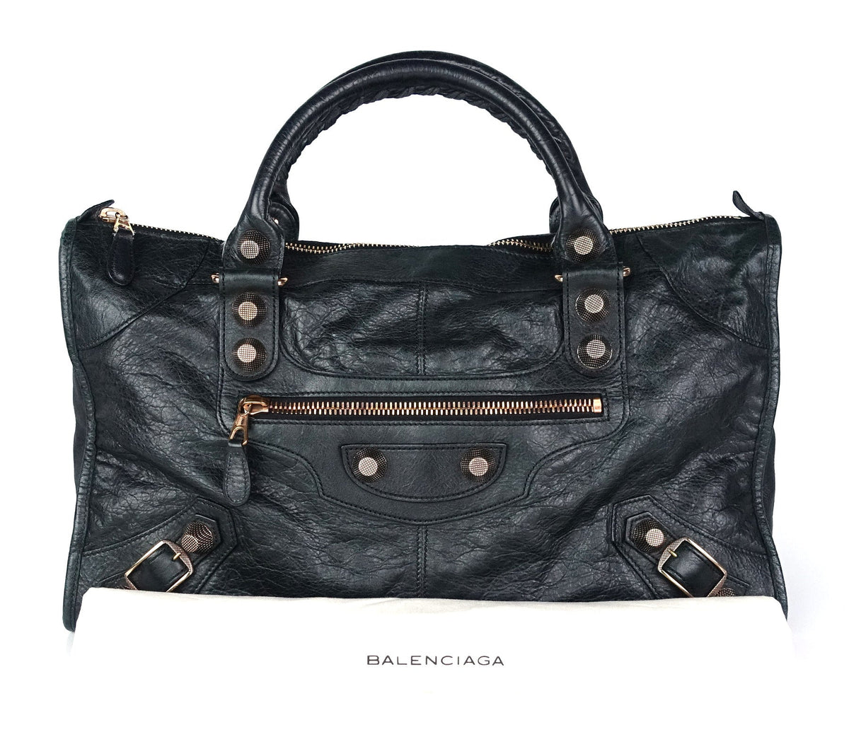 Giant 21 Agneau Leather Work Bag
