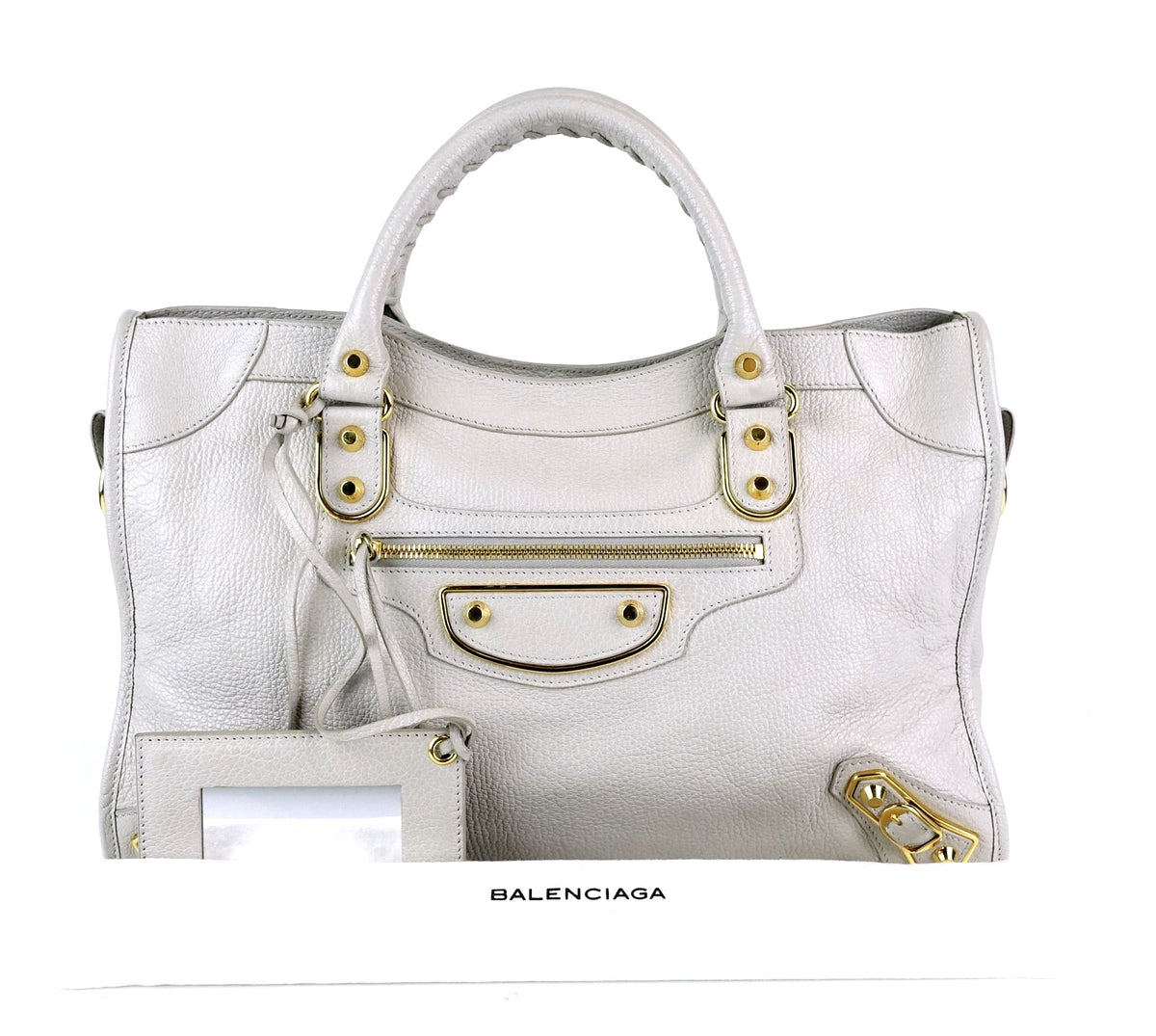Classic City Metallic Edge Agneau Leather Bag