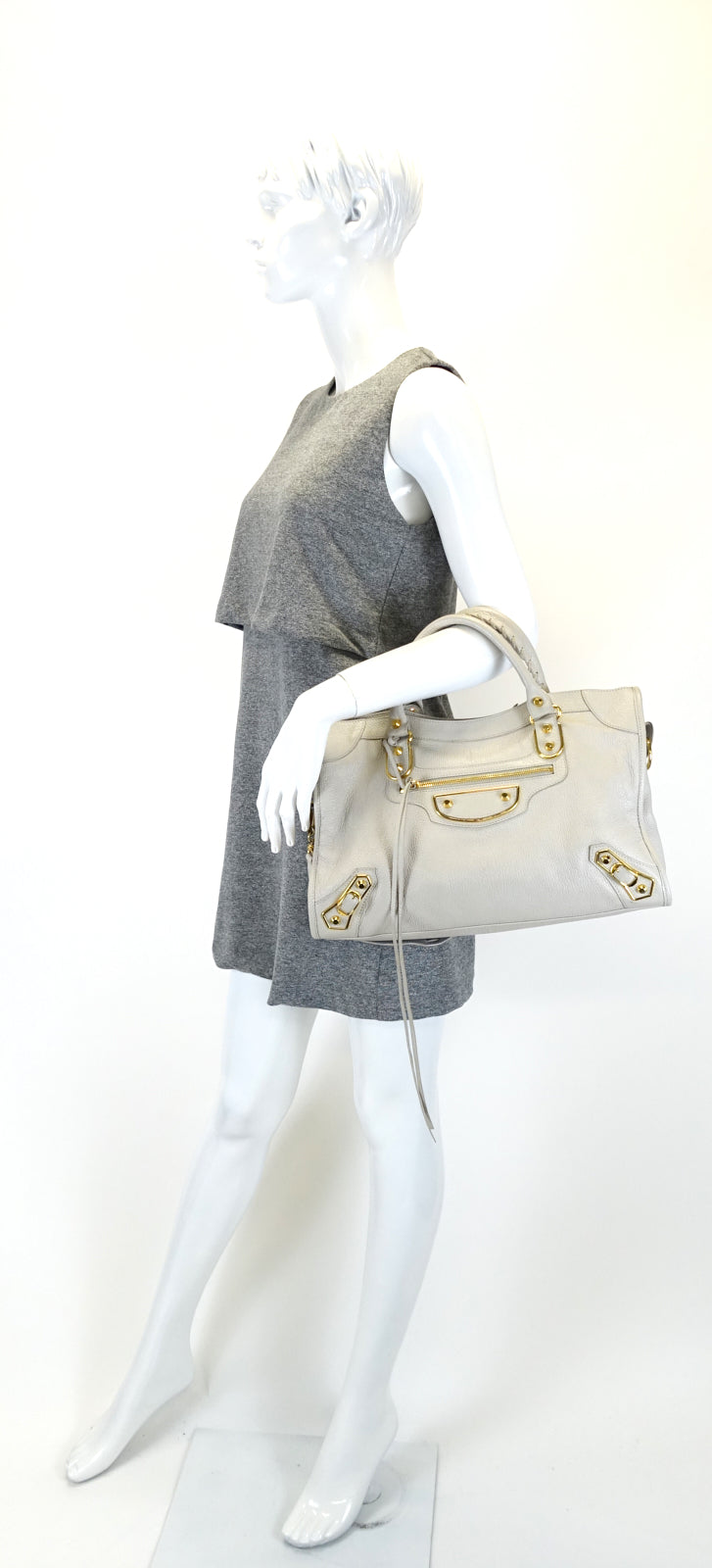 Classic City Metallic Edge Agneau Leather Bag